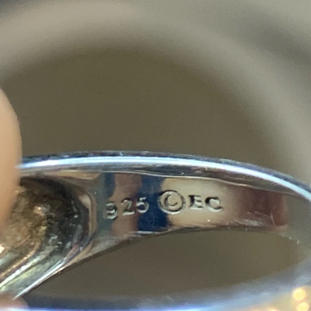 silver .925 mom ring size 7 - Picture 2 of 5